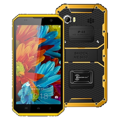 Kenxinda W9 Proofings 6.0 " Android 5.1 4G Smartphone (Dual SIM Octa Core 1.3 MP 2GB + 16 GB Grey / Yellow)