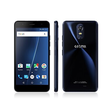 Geotel Note 5.5 " Android 6.0 4G Smartphone (Dual SIM Quad Core 8 MP 3GB + 16 GB Gold Blue)