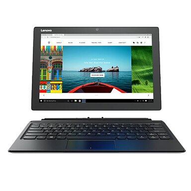 Lenovo Miix5 12.1 Inch 2 in 1 Windows 10 Tablet with Keyboard and Pen (Intel i7-6500U 8GB DDR4 256GB SSD 1920*1200 IPS FHD Screen Quad Core)