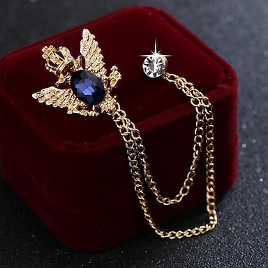 Jewelry Brooches Madeleine Brooch black-blue elegant 