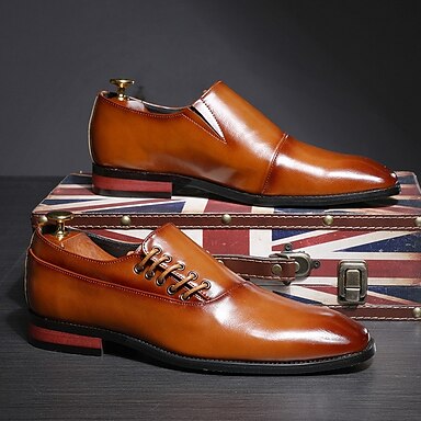 Men's Oxfords Dress Shoes Business Classic Office & Career PU Wear ...