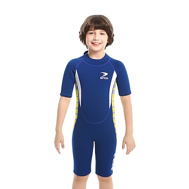 ZCCO Kids Wetsuit,2.5mm Neoprene Thermal Swimsuit Youth Boy's and Girl's One Piece Wet Suits Warmth Long Sleeve Swimsuit for Diving,Swimming,Surfing 