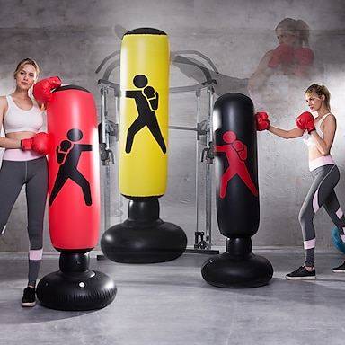 Adult Punching Bag Training MMA Taekwondo Workout Boxing Bag Standing Gym 