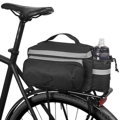 FOLOU Bicycle Front Frame Waterproof EVA Bag Cycling Bike Tube Pouch Holder Saddle Pannier Front Hanging Bag Durable Fit for Carring Charger Tools Bicycle Front Carrying Bag Storage 
