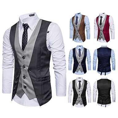 Caballero Kingsman Vintage Baile de Máscaras Chaleco Abrigos Hombre  Ajustado Disfraz Gris / Negro / Rojo Cosecha Cosplay Evento / Fiesta Sin  Mangas / Chalecos / Chalecos 8062102 2022 – $28.74