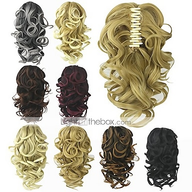 Hair Piece Hair Extension Synthetic Hair Claw Curly Extensions Stretch  length 40cm 8 Colors for Choise 8183501 2023 – $