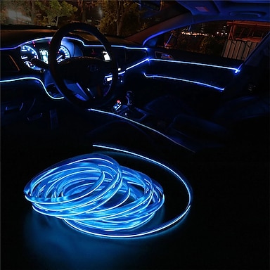 LED Lights Strip Flexible Car Interior Wire Neon Dance Festival With Ten Colors 