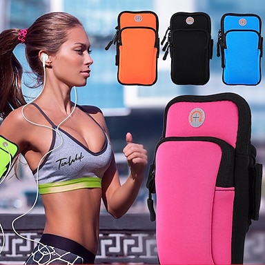 Keys Money RedsGirl Mini Small Sling Crossbody Shoulder Arm Bag Multipurpose Outdoors Sports Running Fitness Cycling Pack for Cell Phone Armbands Cards 
