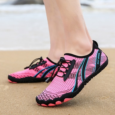 Printed Beach Barefoot Quick-Dry Socks Water Shoes Exercise Swim Surf Mens Women 