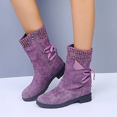 Women Shoes Suede Fall Winter Comfort Novelty Snow Fashion Bootie Flat Heel Round Toe Booties/Ankle Tassel ForBlackUS9.5-10 EU41 UK7.5-8 CN42