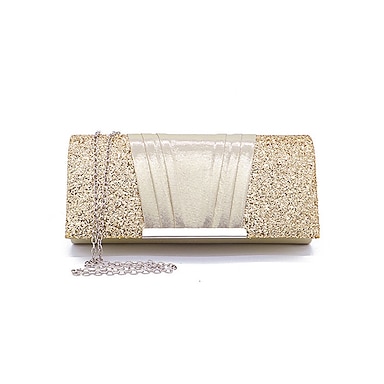 NEW WOMENS CLUTCH EVENING LADIES GLITTER SPARKLY PARTY PROM BRIDAL BOX BAG UK 
