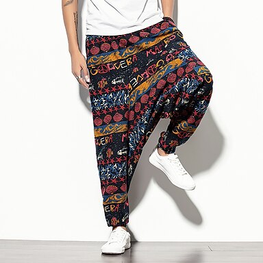 Women's Yoga Pants Side Pockets Harem 