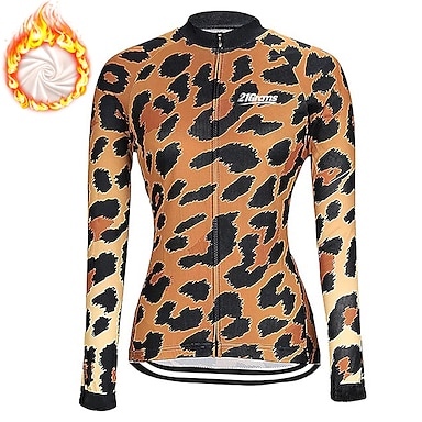 PaladinSport Discovery Series Mens Leopard Pattern Breathable Bike Clothes