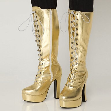 cheap gold boots