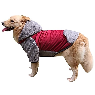 Vecomfy Fleece Lining Dog Coat With Detachable Hood For Large Dogs Warm Doggie Jacket Cold Winter Red Xl 8907376 2022 43 39 Vecomfy Fleece Lining Dog Coat With, Tactical Winter Dog Coat
