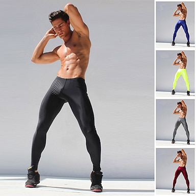 Per uomo Pantaloni Sportivo Pantaloni Elastene Inverno Fitness Allenamento  in palestra Corsa Jogging Traspirante Asciugatura rapida Traspirazione  umidità Sport Tinta unita Nero Vino / Estate del 8511276 2022 a $9.71