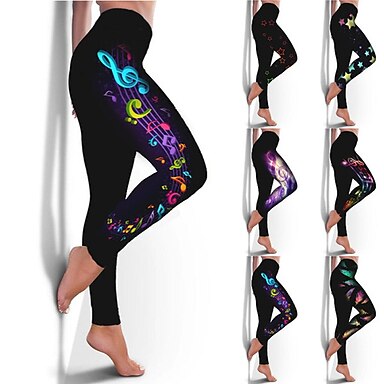JFAN Pantalones de Yoga Súper Elásticos Cintura Alta para Mujer Mallas de Yoga Costuras con Control de Abdomen para Entrenamiento de Gimnasio 