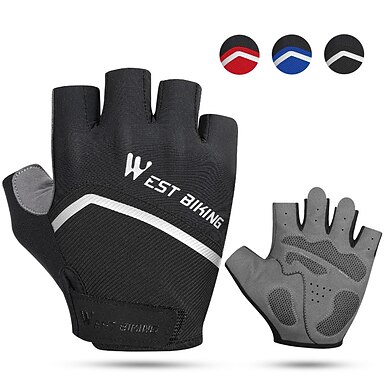 Half Finger – Breathable Lycra & Anti-Slip S Trideer Ultralight Cycling Gloves 