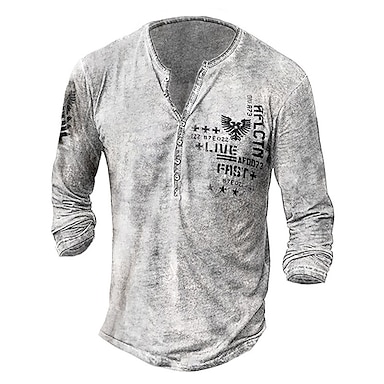Henley Shirt, Men's Tees & Tank Tops, Search LightInTheBox - Page 2
