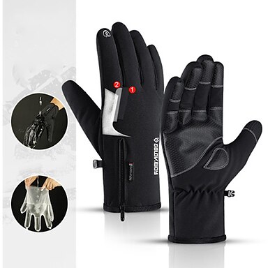 Thermal Ski Gloves Winter Waterproof Touch Screen Motorcycling Skiing Gloves UK 