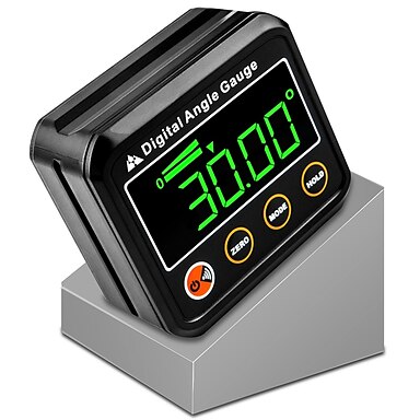 5 Designs Digital Box Gauge Angle Protractor Level Inclinometer Magnetic Base 