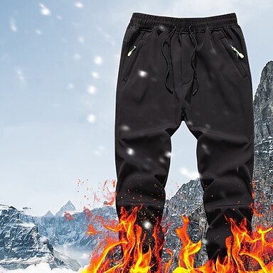 Hombre Pantalones para senderismo Cordón Invierno Al aire libre Suave  Cómodo Resistencia al desgaste Elastán Pantalones / Sobrepantalón Gris  oscuro Negro Caza Pesca Camping / Senderismo / Espeleología 8805578 2022 –  $33.89