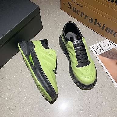 daily flat heel sneakers green