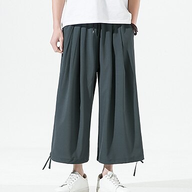Men's Chinese Style Streetwear Culottes 