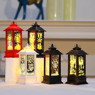 Ramadan Eid Mubarak Fairy String Light Lamp Islam Muslim Festival Hanging Decor 