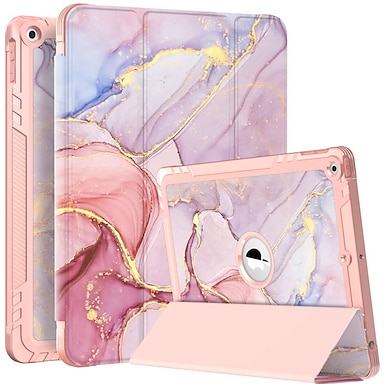 8th generazione Marble Stand PU Pelle Cover Custodia per Apple iPad 8 10.2" 2020 