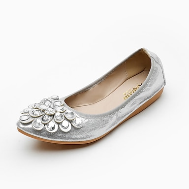 gold formal flats