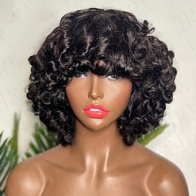 wet and wavy wigs short