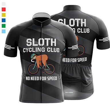 Men's Long Cycling Kits Team Cycling Jerseys Tops & Trousers Gel Pad Sets 4 Size