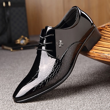 Men's Oxfords Business Classic British Daily Party & Evening PU Booties ...