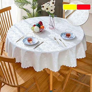 Vintage cotton fabric DIY kitchen tablerunner table cover Estonian Soviet orange brown white kitchen decor linens