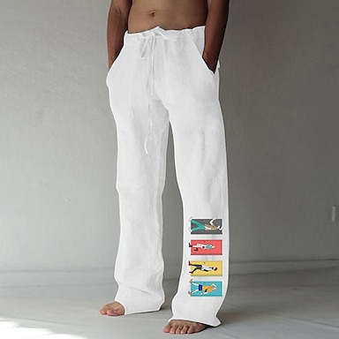 Inspired by Jujutsu Kaisen Gojo Satoru Linen Pants Straight Trousers ...