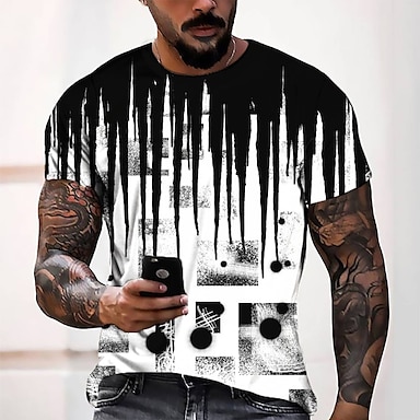INSTO T-Shirt Mode 3D Drucken Kurz Ärmel T-Stück Dj Avicii Gedruckt Unterhemd Unisex Groß Größe Lose