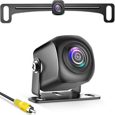 HD color CCD Car Backup Camera Mini 8 LEDs Lights Night Vision Waterproof IP69 