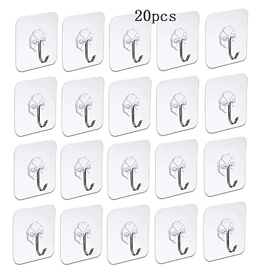 Strong Self Adhesive Door Wall Hangers Hooks Suction Heavy Load Rack ...