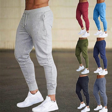 Mens Sweatpants Casual Loose Plus Size Sport Trousers tennis Walking Gym Pants h