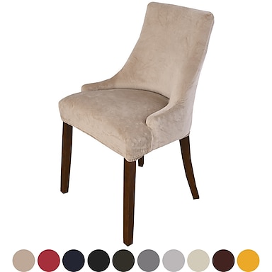 Velvet Fabric Sloping Arm Chair Cover/Seat Covers For Hotel Party Banquet 