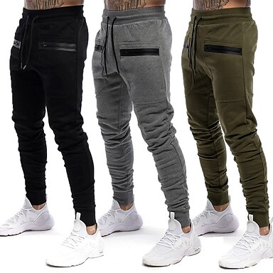 joggers with zipper pockets