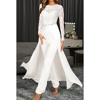 sheer mesh lace culottes design jumpsuit