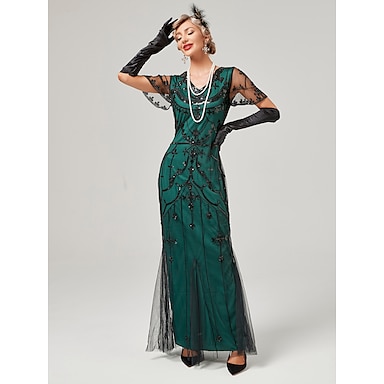 The Great Gatsby Charleston Roaring 20s 1920s Cocktail Dress Vintage ...