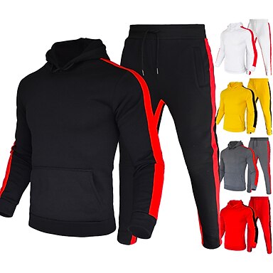 Seiveini Ensemble Jogging Homme Hiver 2 Pièces Sweat Et Pantalon - Survêtement Confortable Streetwear