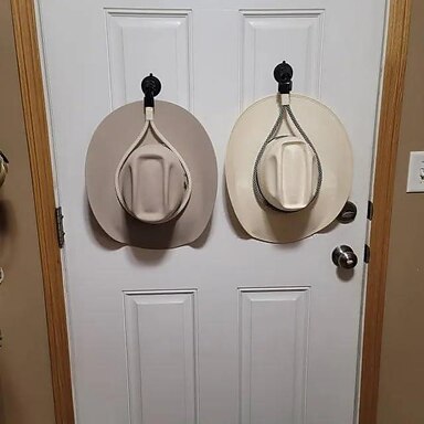 TheMagHatter Cowboy Hat Holder – For Truck, SUV, Car – Also Holds Caps, Single Rack