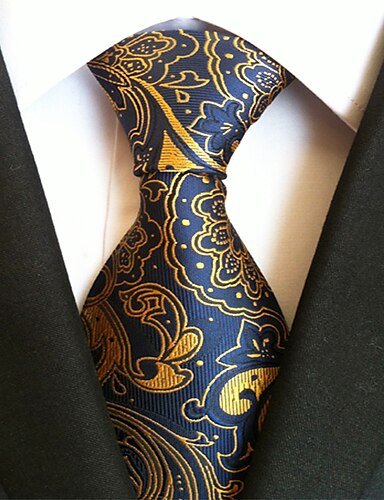 Mens Necktie Adjustable Neck Ties Luxury Necktie for Meeting Party 