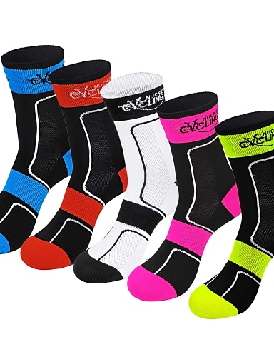 Men Women Unisex Fashion Sport Cycling Running Socks Breathable Sports Fishing