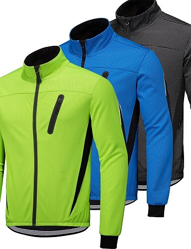 fleece lined cycling jacket