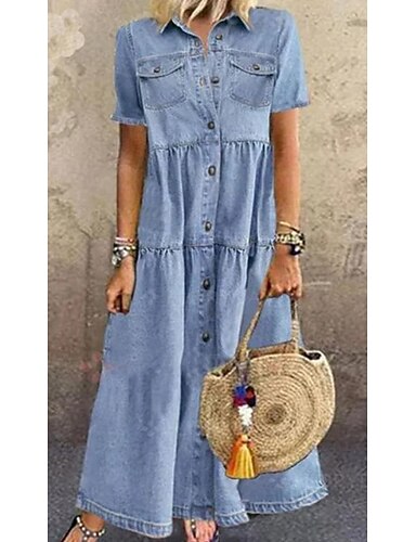 soft surroundings denim dress